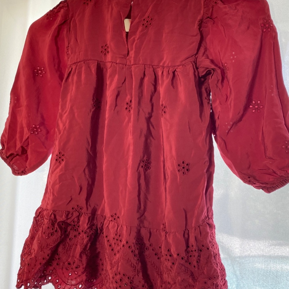 Zara toddler red dress size 3-4 years - Picture 4 of 7